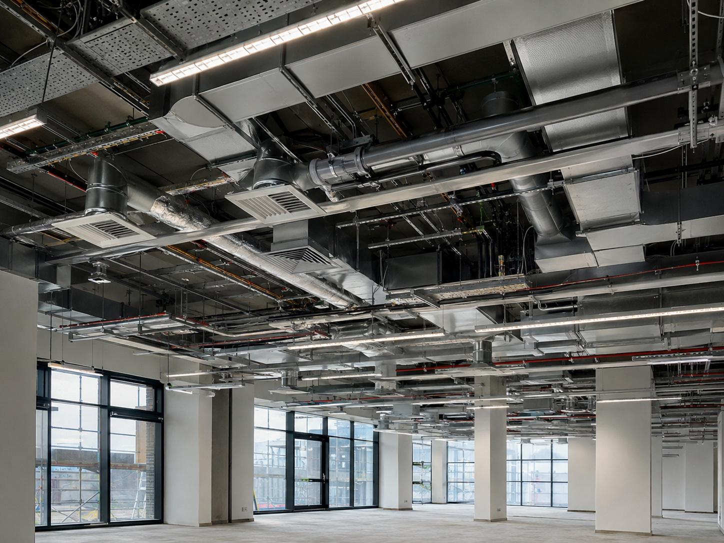 Electrical and mechanical fit-out works