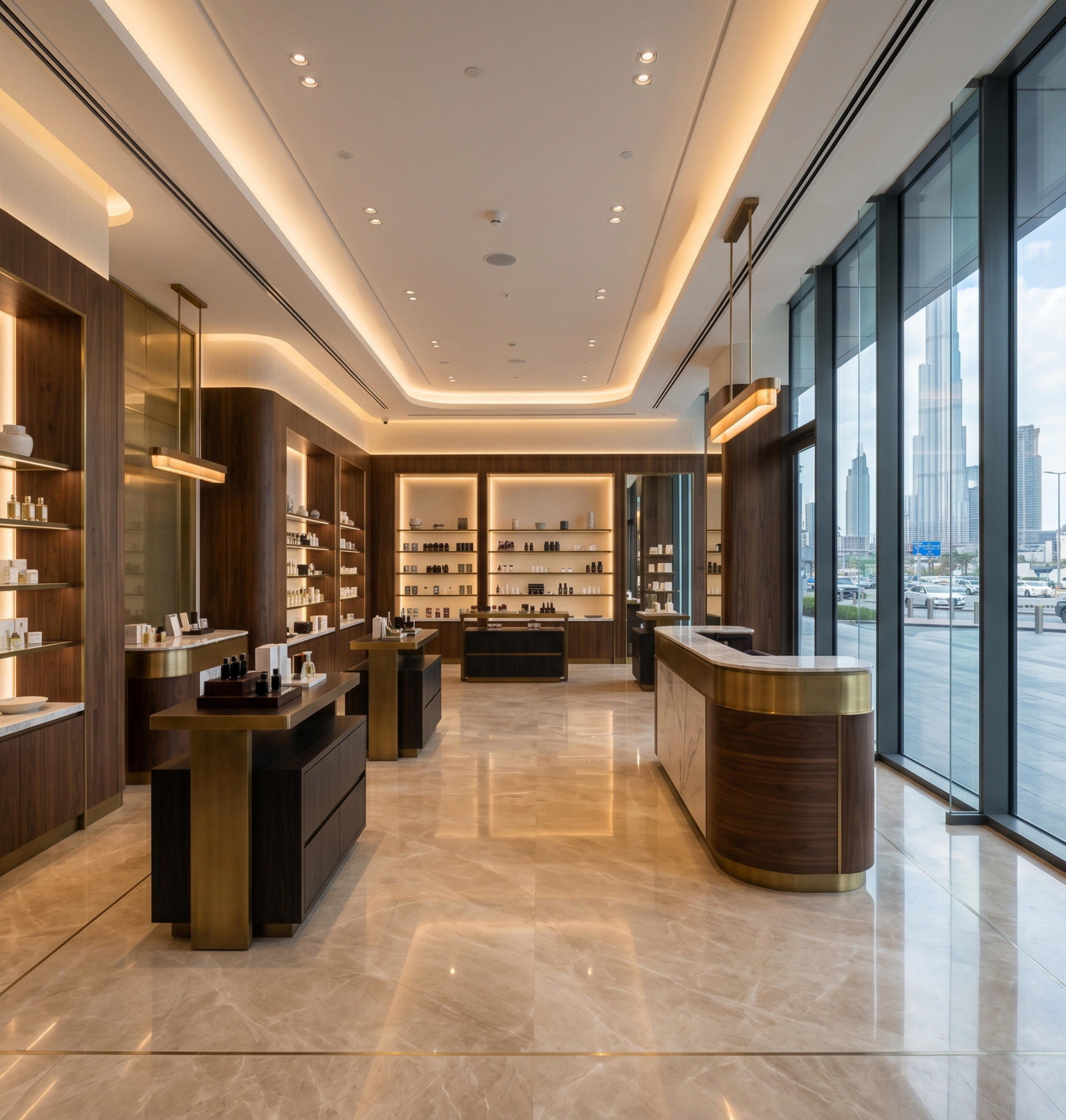Retail interior by Fitout Gurus Dubai