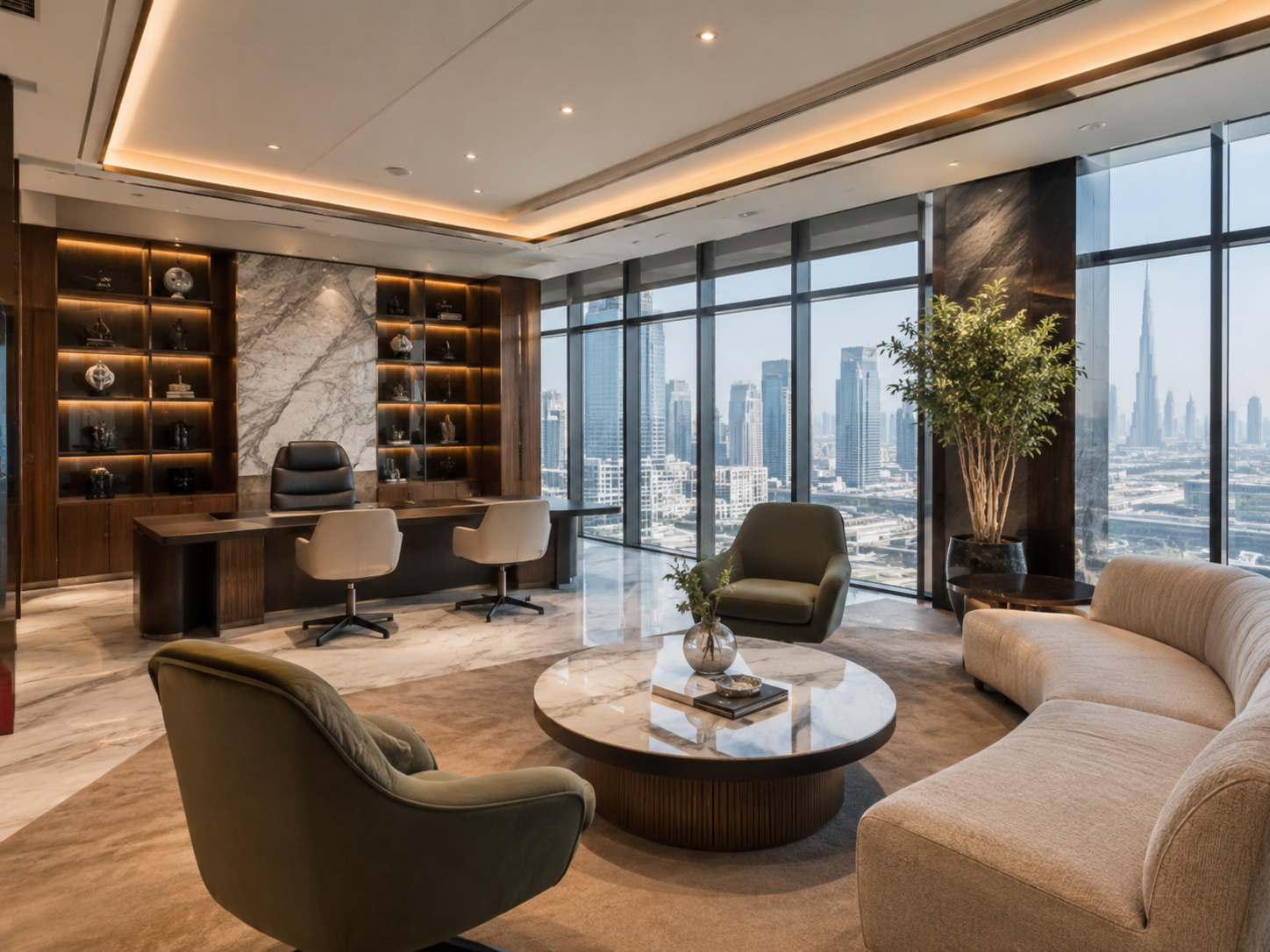 Turnkey interior by Fitout Gurus Dubai