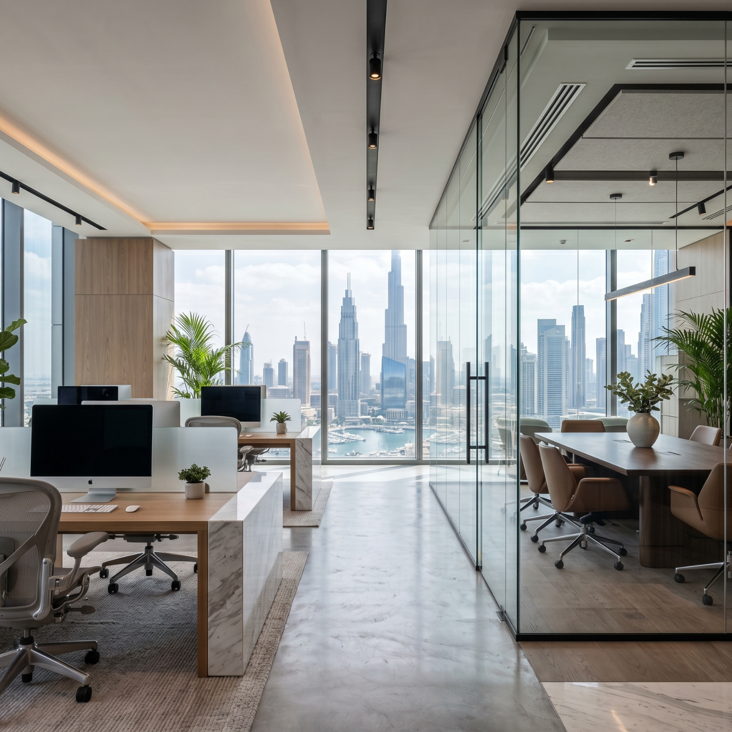 Premium office fit-out interior