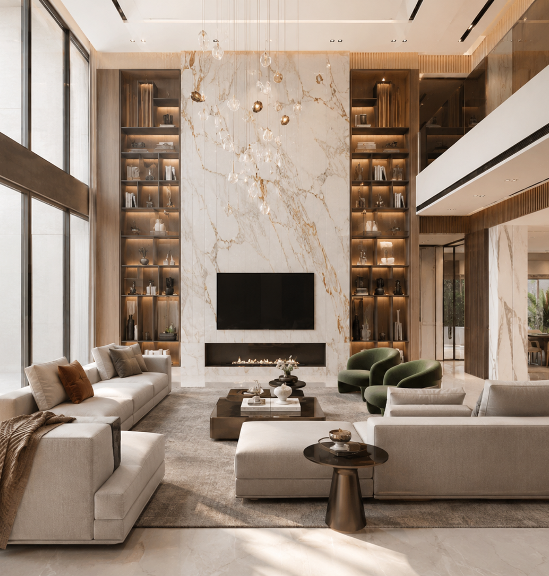 Luxury residential interior by Fitout Gurus Dubai