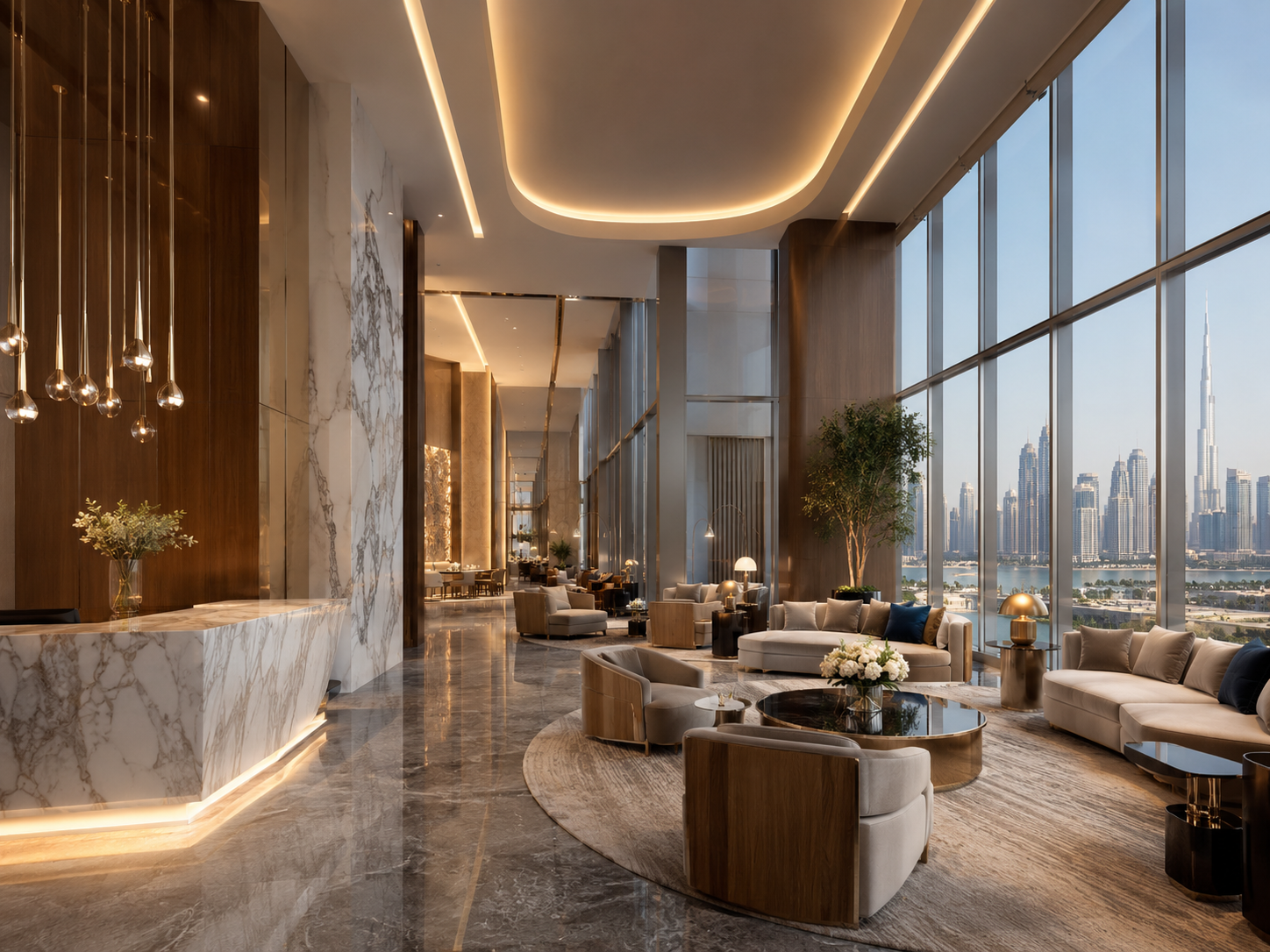 Hospitality interior by Fitout Gurus Dubai